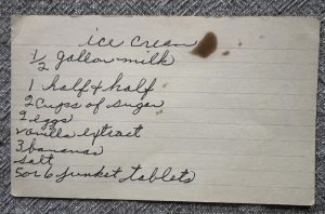Hand-Cranked Banana Ice Cream