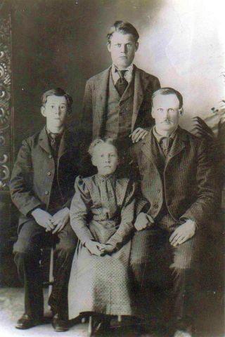 Chadwick, Silas, Harley, Alonzo "Lonnie", and Flossie