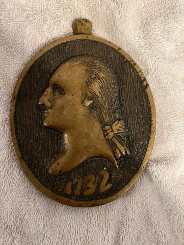 George Washington 200th Birthday Bronze Plaque