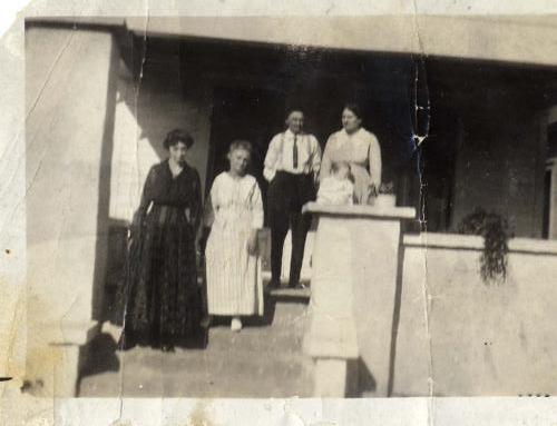 John Jury, Bertha (McKee) Jury, Nora Jury, Matilda Jury and ?