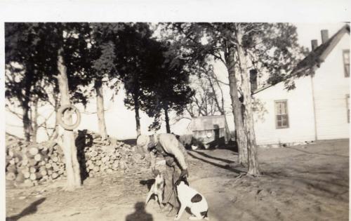 McCracken, Joe and the dog Wendy