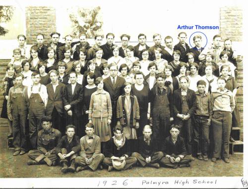 Palmyra High School class of 1926 - Arthur Thomson